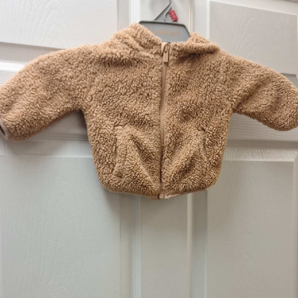 Old Navy Tan Fleece Kids Jacket